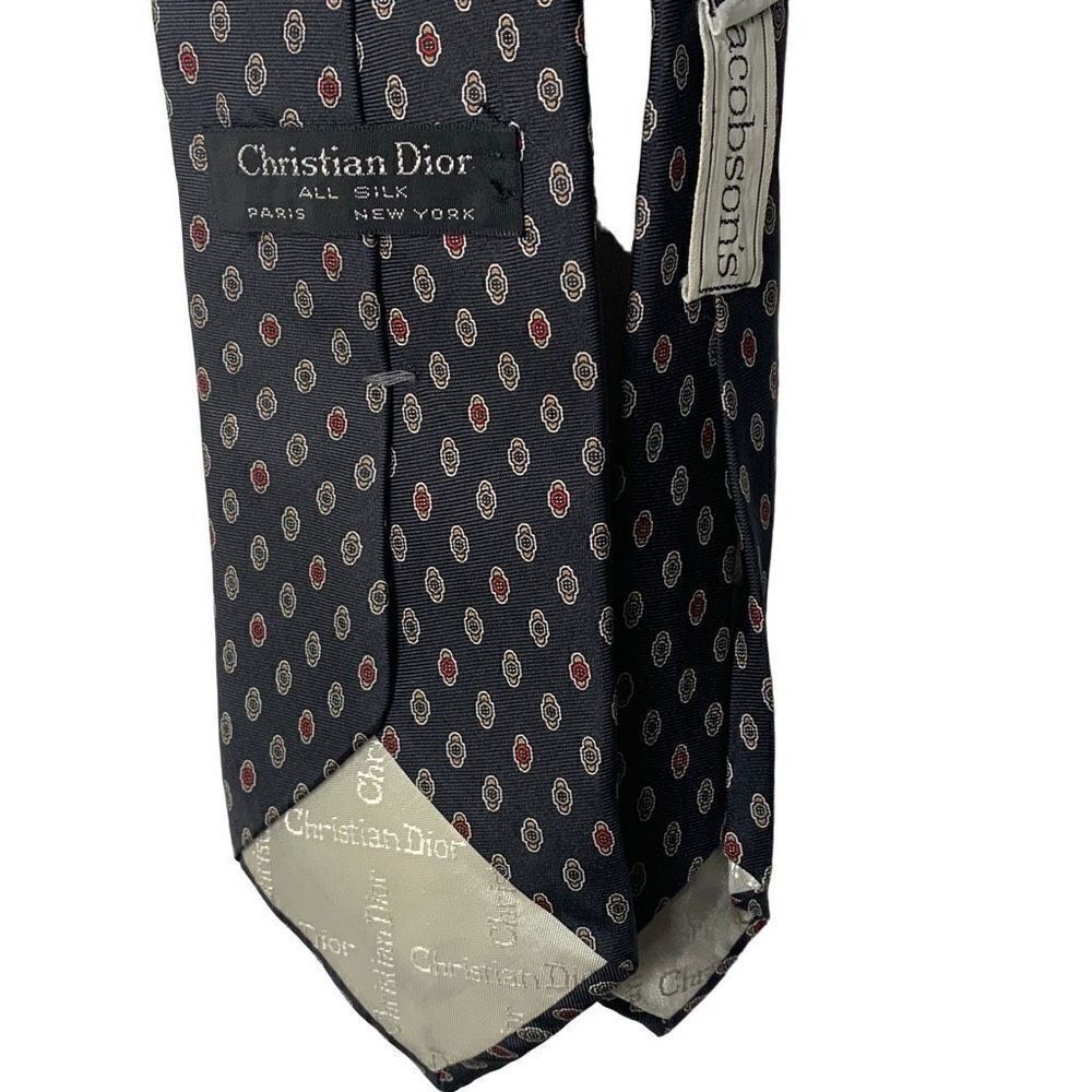 Christian Dior All Silk Black Tie Men’s